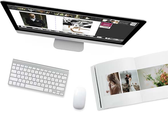 Gestalte jetzt mithilfe unseres einfachenen Designers online Dein hochwertiges Fotobuch